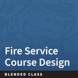 2741 Fire Service Course Design